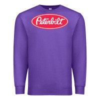 Purple Peterbilt Premium Sweatshirt - linhVisuals