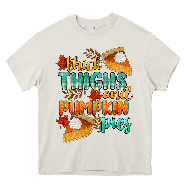 Thick Thighs And Pumpkin Pies Heavy Core Tee by CowGirlArtShop | Teevron