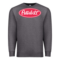 Charcoal Heather Peterbilt Premium Sweatshirt - linhVisuals