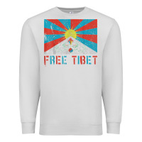 Dove Grey free tibet Premium Sweatshirt - linhVisuals