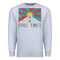 Heather Grey free tibet Premium Sweatshirt - linhVisuals