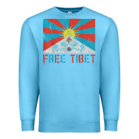Ocean Blue free tibet Premium Sweatshirt - linhVisuals