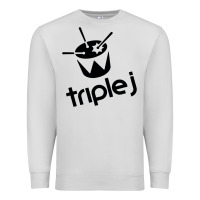 Dove Grey triple j Premium Sweatshirt - linhVisuals