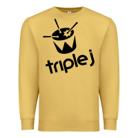 Antique Gold triple j Premium Sweatshirt - linhVisuals