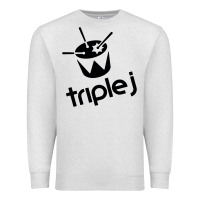 Oatmeal Heather triple j Premium Sweatshirt - linhVisuals