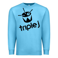 Ocean Blue triple j Premium Sweatshirt - linhVisuals