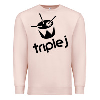 Pale Pink triple j Premium Sweatshirt - linhVisuals