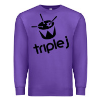 Purple triple j Premium Sweatshirt - linhVisuals
