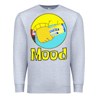 Heather Grey twisted tea mood Premium Sweatshirt - linhVisuals
