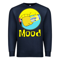 Navy twisted tea mood Premium Sweatshirt - linhVisuals