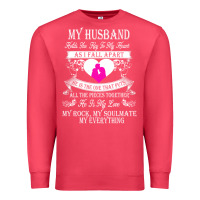 Cardinal my husband holds the key to my heart Premium Sweatshirt - linhVisuals
