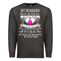 Smoke my husband holds the key to my heart Premium Sweatshirt - linhVisuals