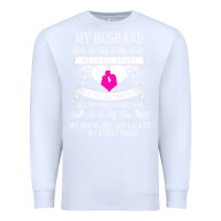 White my husband holds the key to my heart Premium Sweatshirt - linhVisuals