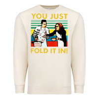 Sandshell you just fold it in vintage retro Premium Sweatshirt - linhVisuals