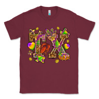 Burgundy Texas Mardi Gras Classic Tee - HowdyJamesFarm