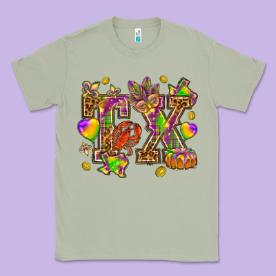 Texas Mardi Gras Classic Tee Designed By Howdyjamesfarm
