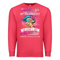 Cardinal november girl make no mistake my personality funny Premium Sweatshirt - linhVisuals