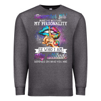 Charcoal Heather november girl make no mistake my personality funny Premium Sweatshirt - linhVisuals