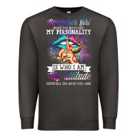 Smoke november girl make no mistake my personality funny Premium Sweatshirt - linhVisuals