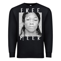 Black free meek mans Premium Sweatshirt - linhVisuals