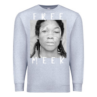 Heather Grey free meek mans Premium Sweatshirt - linhVisuals