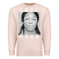 Pale Pink free meek mans Premium Sweatshirt - linhVisuals