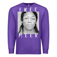 Purple free meek mans Premium Sweatshirt - linhVisuals