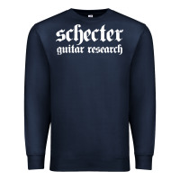Navy guitar research music company Premium Sweatshirt - linhVisuals