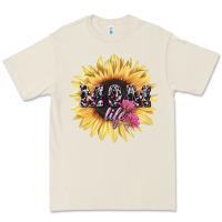 Mom Life Sunflower Mother's Day Premium Tee | Teevron