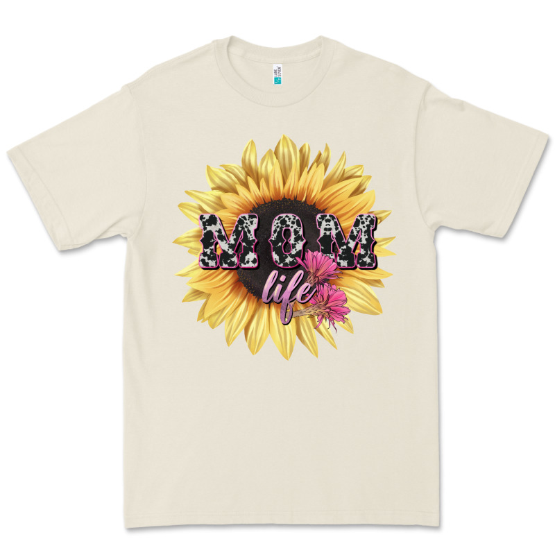 Mom Life Sunflower Mother's Day Premium Tee by HowdyJamesFarm | Teevron