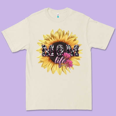 Mom Life Sunflower Mother's Day Premium Tee Designed By Howdyjamesfarm