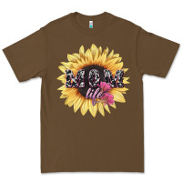Cacao Mom life sunflower mother's day Premium Tee - HowdyJamesFarm