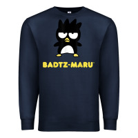 Navy badtz maru character front and back t shirt Premium Sweatshirt - linhVisuals