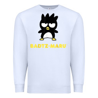 White badtz maru character front and back t shirt Premium Sweatshirt - linhVisuals