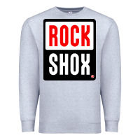 Heather Grey shox rocks Premium Sweatshirt - linhVisuals