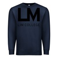Navy lim college Premium Sweatshirt - linhVisuals