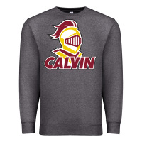 Charcoal Heather calvin knights cu Premium Sweatshirt - linhVisuals