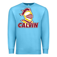 Ocean Blue calvin knights cu Premium Sweatshirt - linhVisuals
