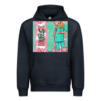 Navy nurse  blonde woman Urban Hoodie - RanaPortraitStore