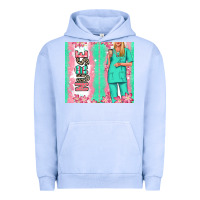 Pigment Grape Ice nurse  blonde woman Urban Hoodie - RanaPortraitStore