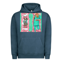 Pigment Midnight Navy nurse  blonde woman Urban Hoodie - RanaPortraitStore