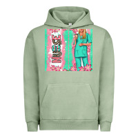 Pigment Oil Green nurse  blonde woman Urban Hoodie - RanaPortraitStore