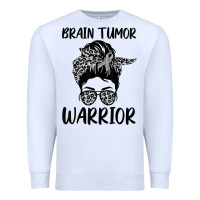 White brain cancer tumor awareness go gray in may t shirt Premium Sweatshirt - linhVisuals