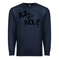 Navy bad wolf racerback Premium Sweatshirt - linhVisuals