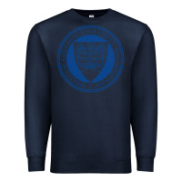 Navy Emmanuel College Premium Sweatshirt - linhVisuals