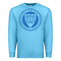 Ocean Blue Emmanuel College Premium Sweatshirt - linhVisuals