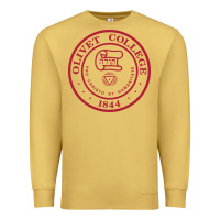 Antique Gold olivet college vectorized Premium Sweatshirt - linhVisuals