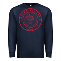 Navy olivet college vectorized Premium Sweatshirt - linhVisuals