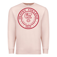 Pale Pink olivet college vectorized Premium Sweatshirt - linhVisuals