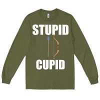 Army Green Studip Cupid Long Sleeve Tee - Bettercallsaul